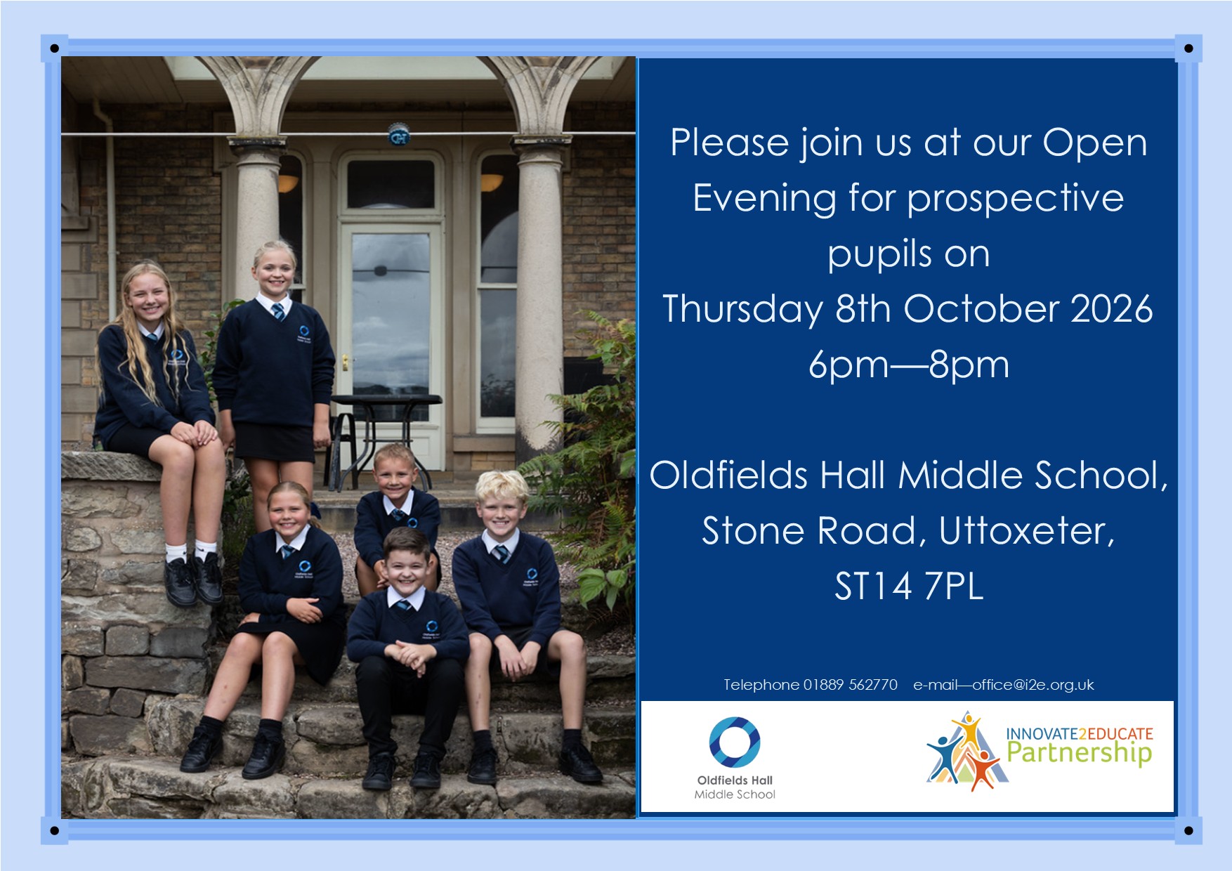 Prospectus Open Evening Invite 2026